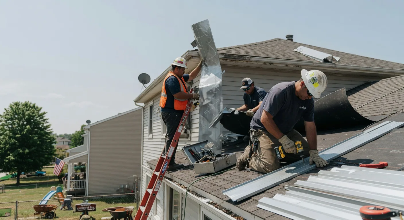 Storm Damage Metal Roof Repair in Laurel Springs, NC